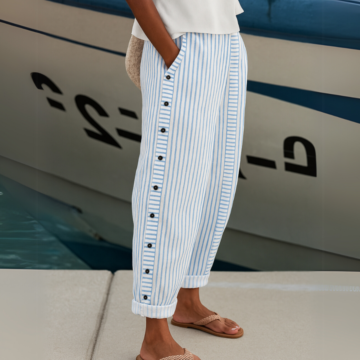 Caitlin | Timeless Striped Pants Designed for Comfort & Style