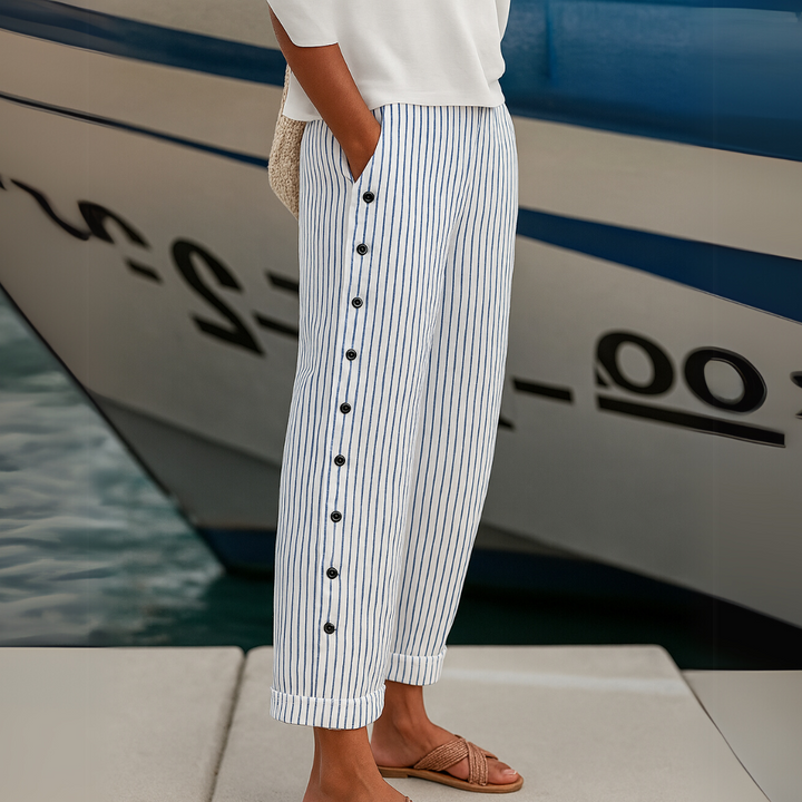 Caitlin | Timeless Striped Pants Designed for Comfort & Style