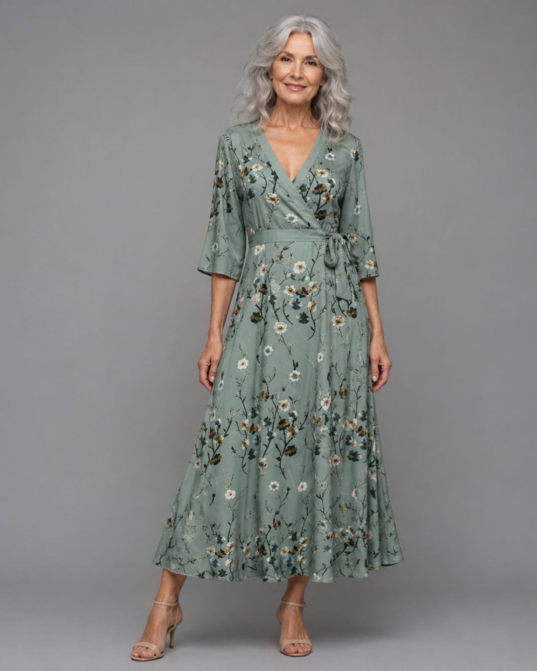 Selora™ | Elegant Bloom Maxi Dress