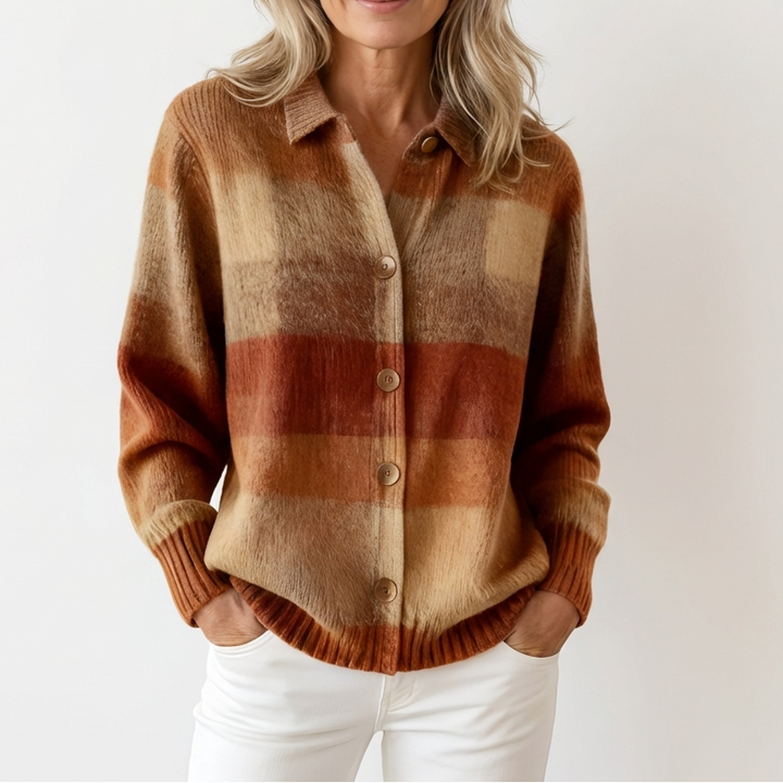 Sadie™ | Classic Tartan Cardigan
