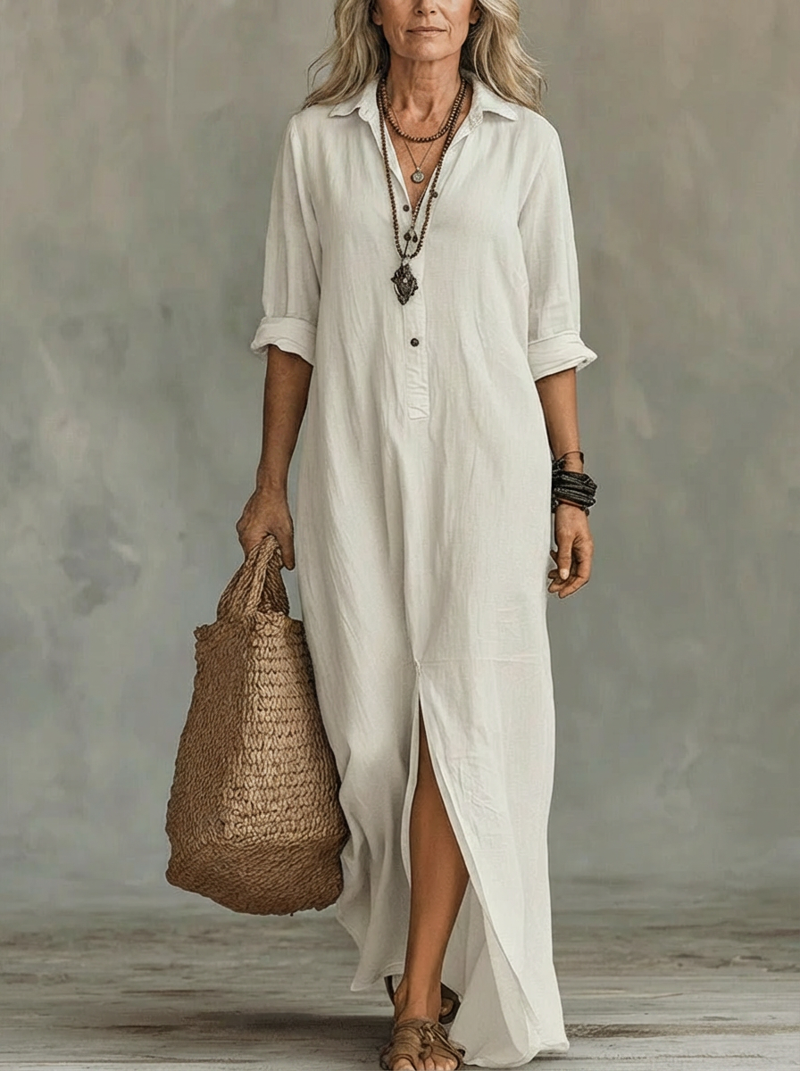 WILLOW | Effortless Maxi Dress Flattering Silhouette Versatile Daily Wear