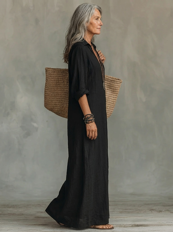 WILLOW | Effortless Maxi Dress Flattering Silhouette Versatile Daily Wear
