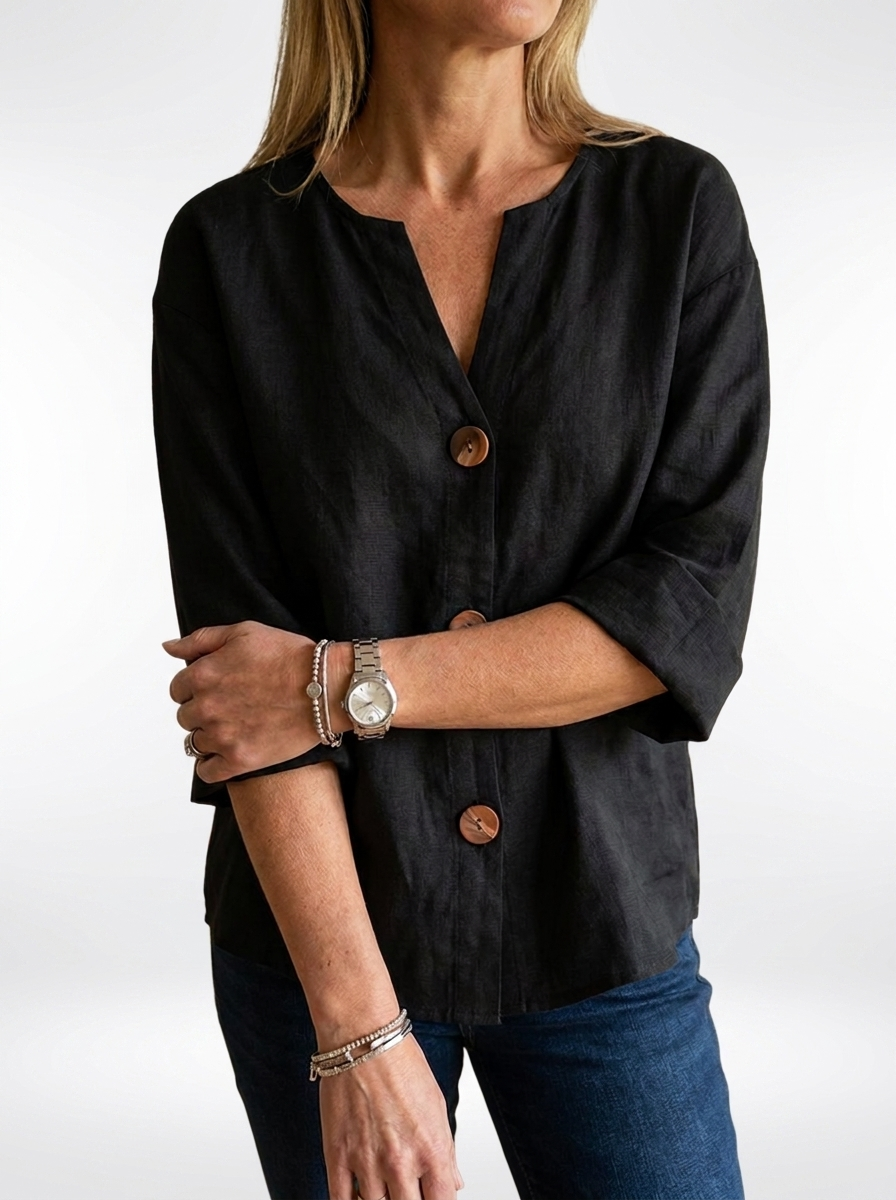 Amara™ | Loose-fitting Elegant Blouse