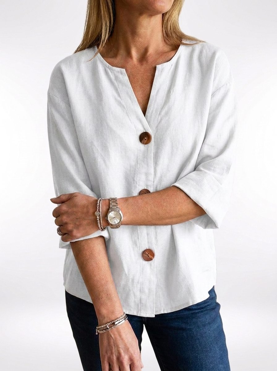 Amara™ | Loose-fitting Elegant Blouse