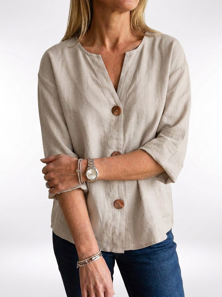 Amara™ | Loose-fitting Elegant Blouse