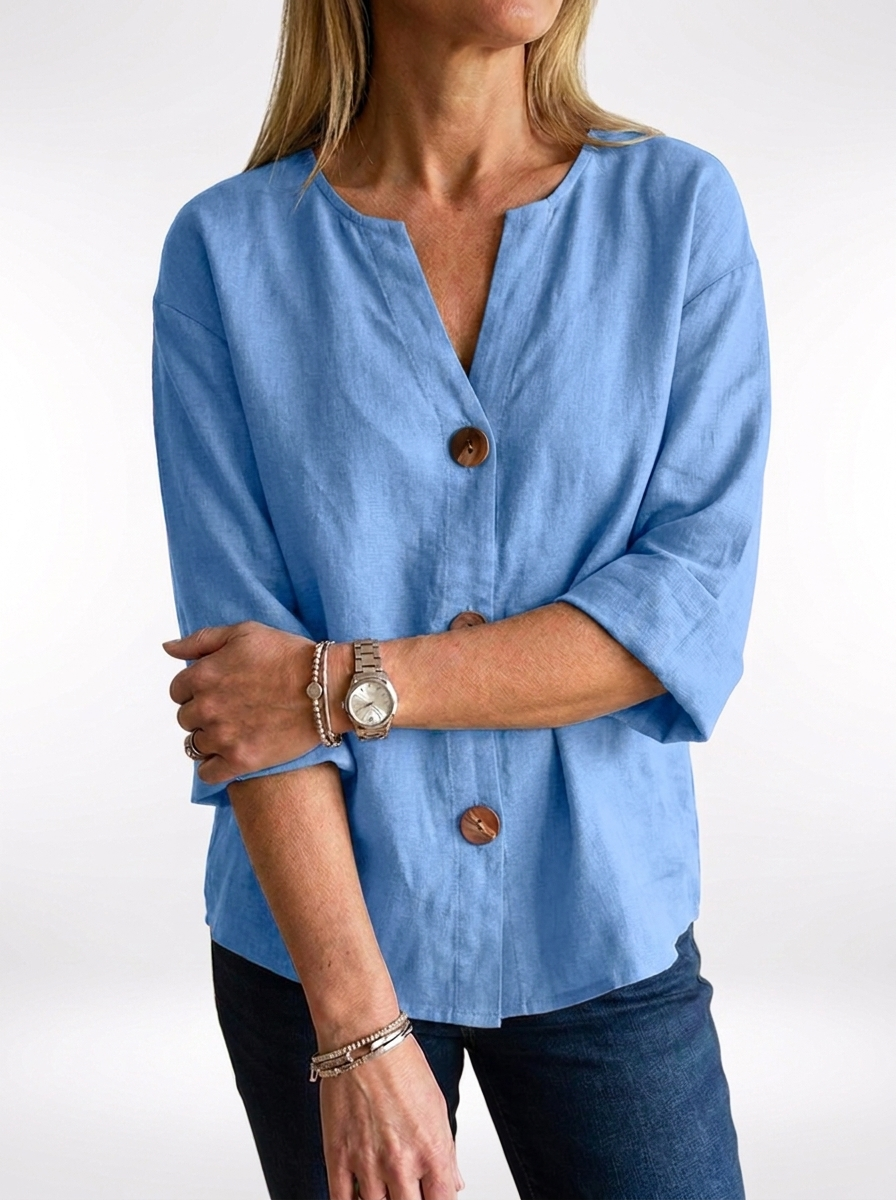 Amara™ | Loose-fitting Elegant Blouse