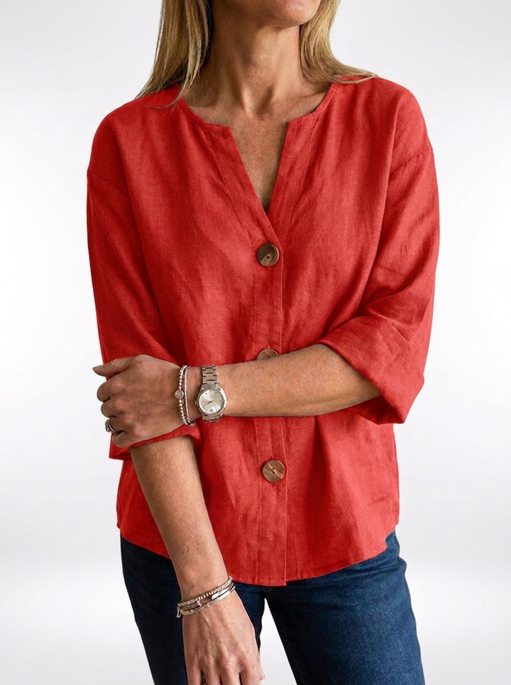 Amara™ | Loose-fitting Elegant Blouse