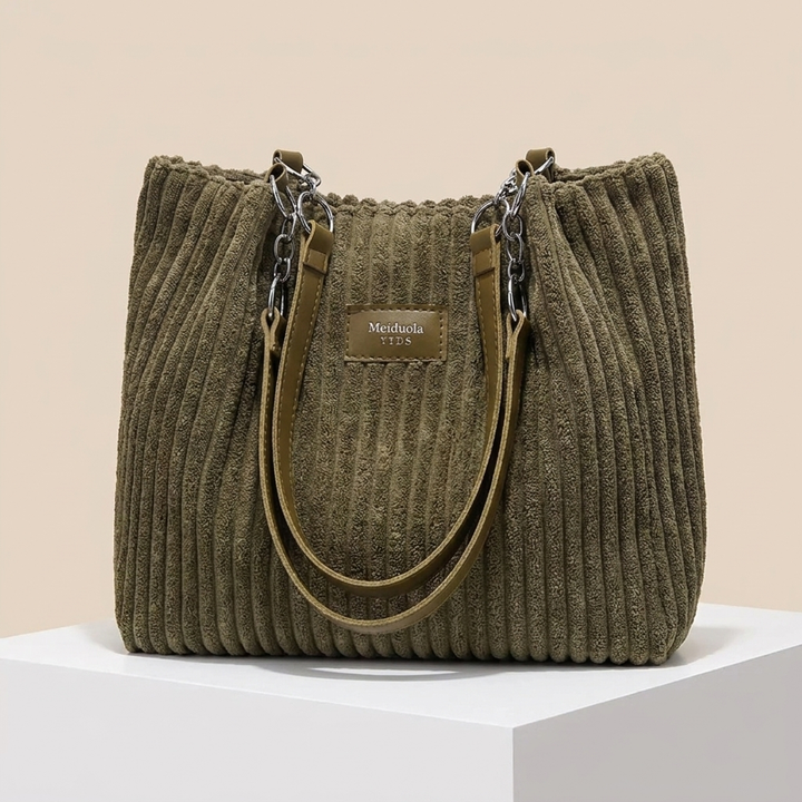 MEGAN | COTTON CORDUROY BAG