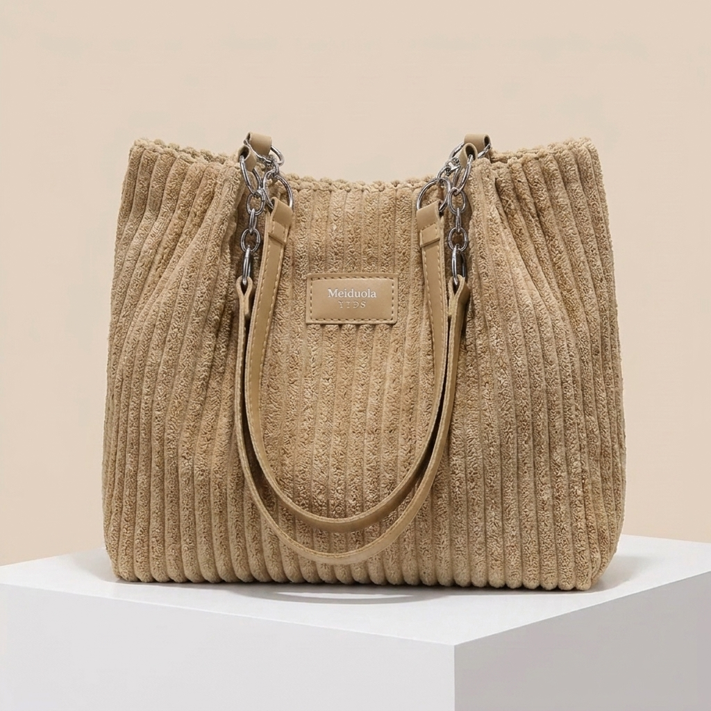 MEGAN | COTTON CORDUROY BAG