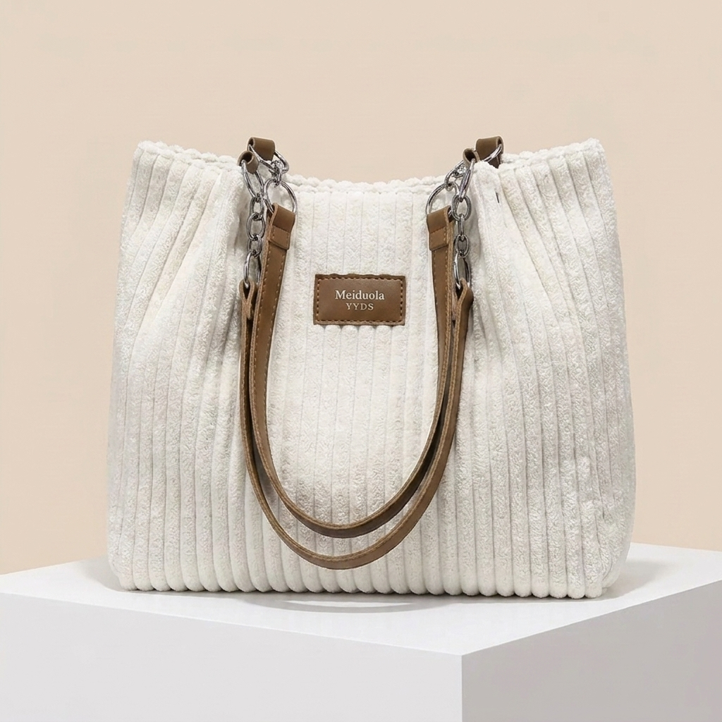 MEGAN | COTTON CORDUROY BAG