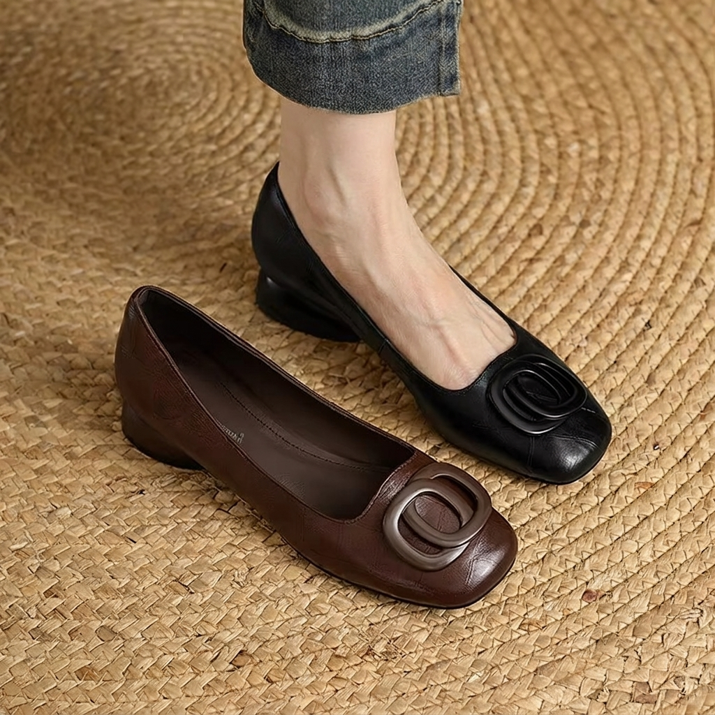 Opium™ | Soft Leather Comfort Flats for All-Day Ease