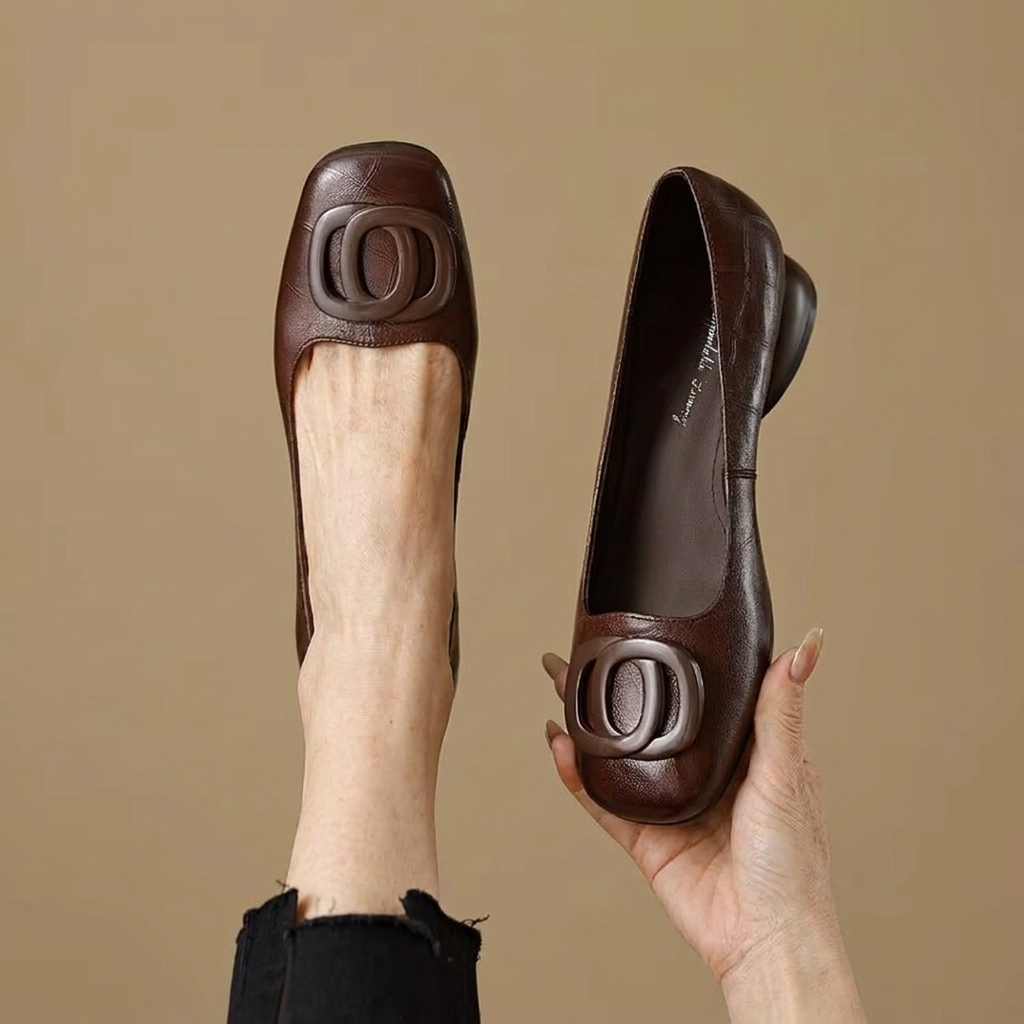 Opium™ | Soft Leather Comfort Flats for All-Day Ease